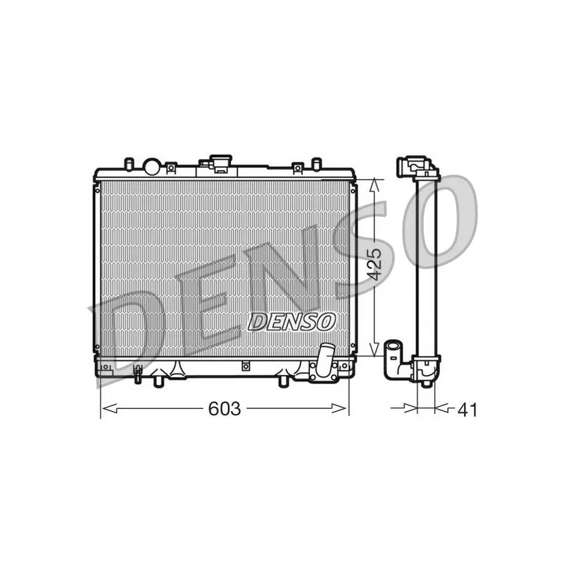 Radiateur, refroidissement du moteur DENSO DRM45019