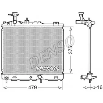 Radiateur, refroidissement du moteur DENSO