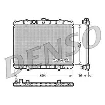 Radiateur, refroidissement du moteur DENSO