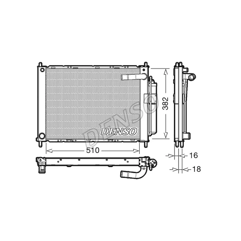 Module de refroidissement DENSO DRM46101