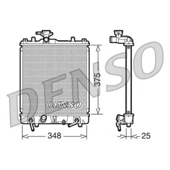 Radiateur, refroidissement du moteur DENSO