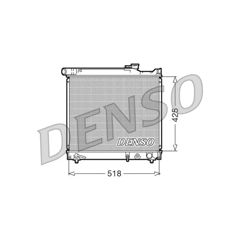 Radiateur, refroidissement du moteur DENSO DRM47012