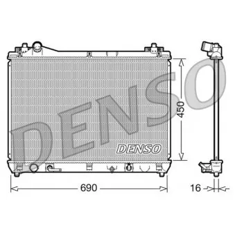 Radiateur, refroidissement du moteur DENSO