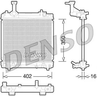 Radiateur, refroidissement du moteur DENSO