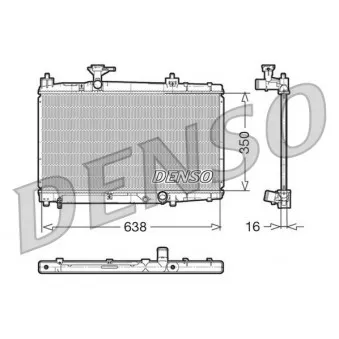 Radiateur, refroidissement du moteur DENSO DRM50007