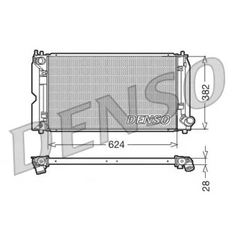 Radiateur, refroidissement du moteur DENSO DRM50012