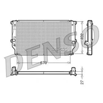 Radiateur, refroidissement du moteur DENSO