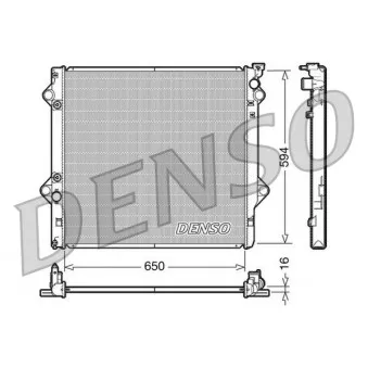 Radiateur, refroidissement du moteur DENSO