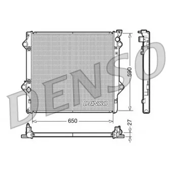 Radiateur, refroidissement du moteur DENSO