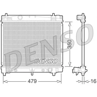 Radiateur, refroidissement du moteur DENSO