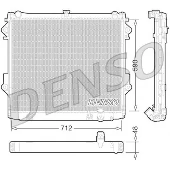 Radiateur, refroidissement du moteur DENSO