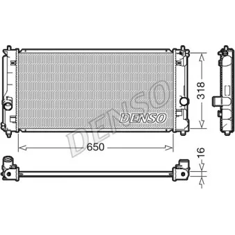 Radiateur, refroidissement du moteur DENSO