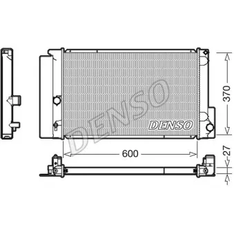 Radiateur, refroidissement du moteur DENSO