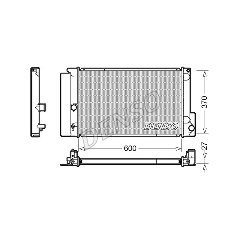 Radiateur, refroidissement du moteur DENSO DRM50087