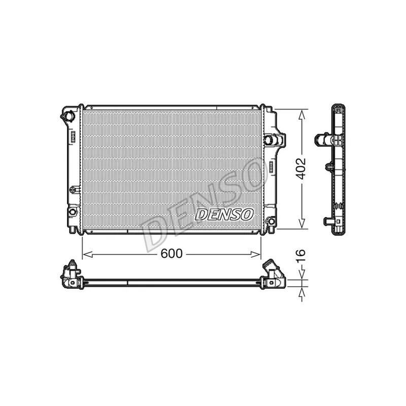 Radiateur, refroidissement du moteur DENSO DRM50089