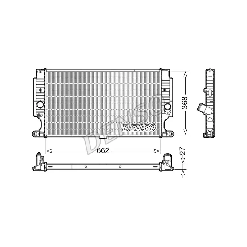 Radiateur, refroidissement du moteur DENSO DRM50090