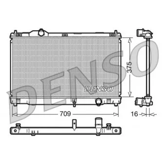 Radiateur, refroidissement du moteur DENSO