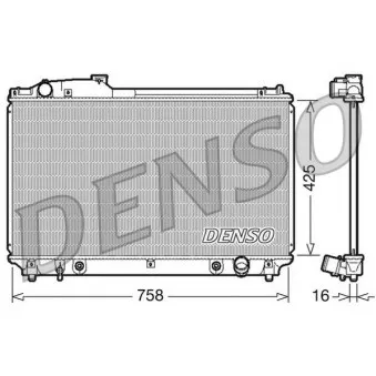 Radiateur, refroidissement du moteur DENSO