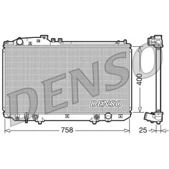 Radiateur, refroidissement du moteur DENSO DRM51006