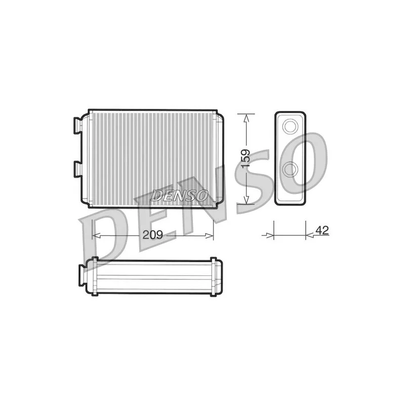 Système de chauffage DENSO DRR09070