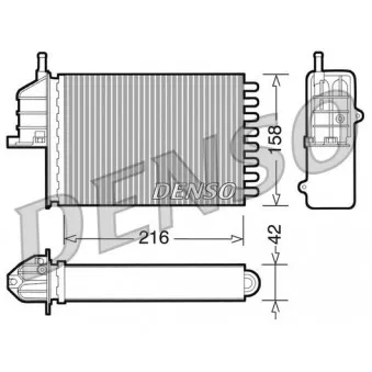 Système de chauffage DENSO DRR09080