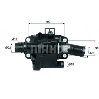 Thermostat d'eau BEHR TH 41 83