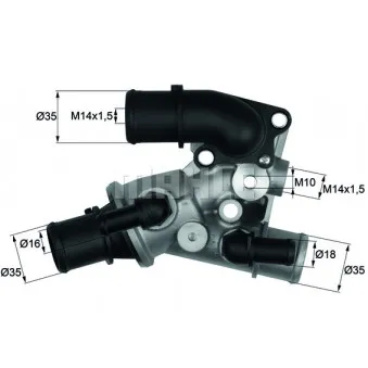 Thermostat d'eau BEHR TI 101 80D