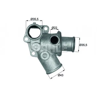 Thermostat d'eau BEHR TI 108 82D