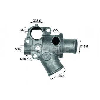 Thermostat d'eau BEHR TI 114 80D