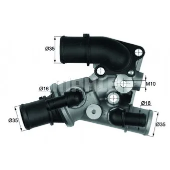 Thermostat d'eau BEHR TI 121 80D