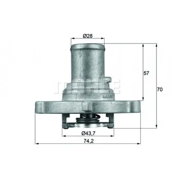 Thermostat d'eau BEHR TI 122 87D
