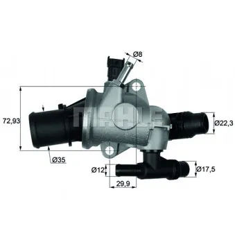 Thermostat d'eau BEHR TI 152 88