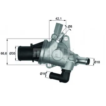 Thermostat d'eau BEHR TI 154 88