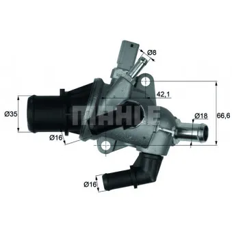 Thermostat d'eau BEHR TI 158 83