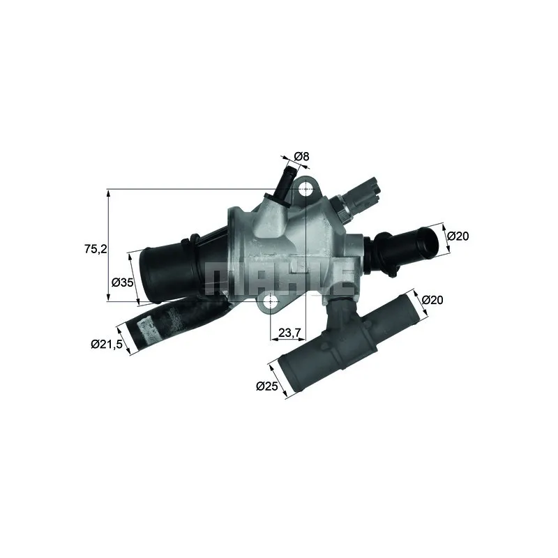 Thermostat d'eau BEHR TI 166 88