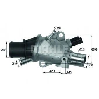 Thermostat d'eau BEHR TI 169 88