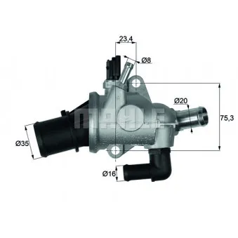 Thermostat d'eau BEHR TI 174 88