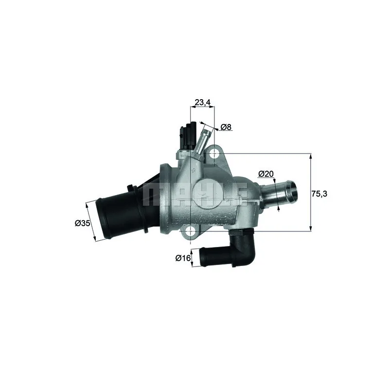 Thermostat d'eau BEHR TI 174 88
