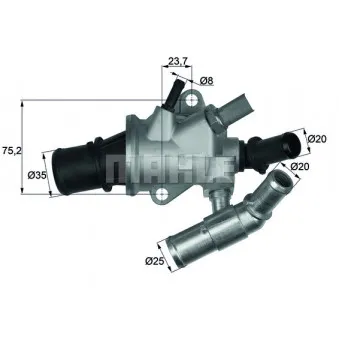 Thermostat d'eau BEHR TI 175 88