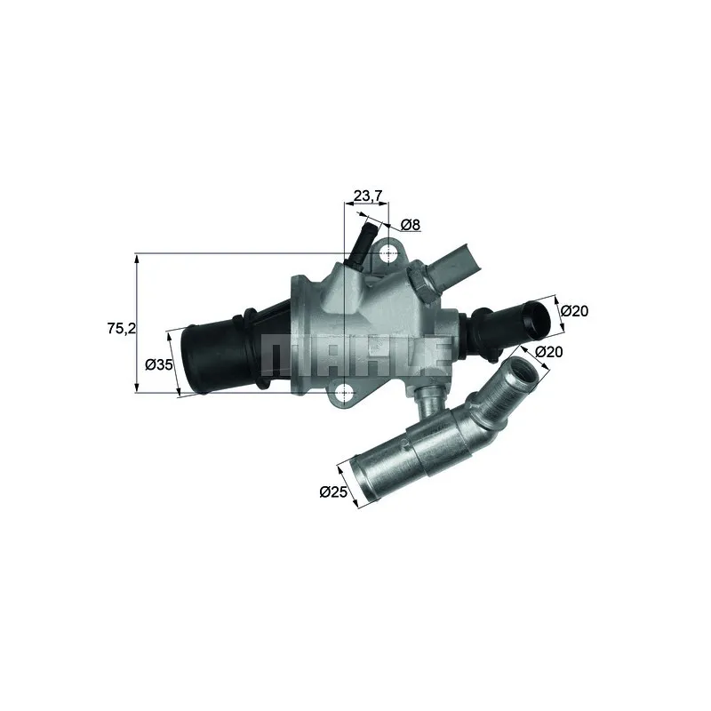 Thermostat d'eau BEHR TI 175 88