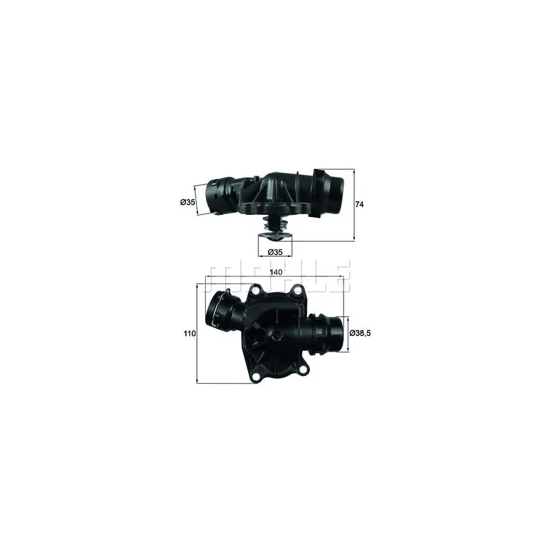 Thermostat d'eau BEHR TI 233 88