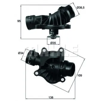 Thermostat d'eau BEHR TI 234 88