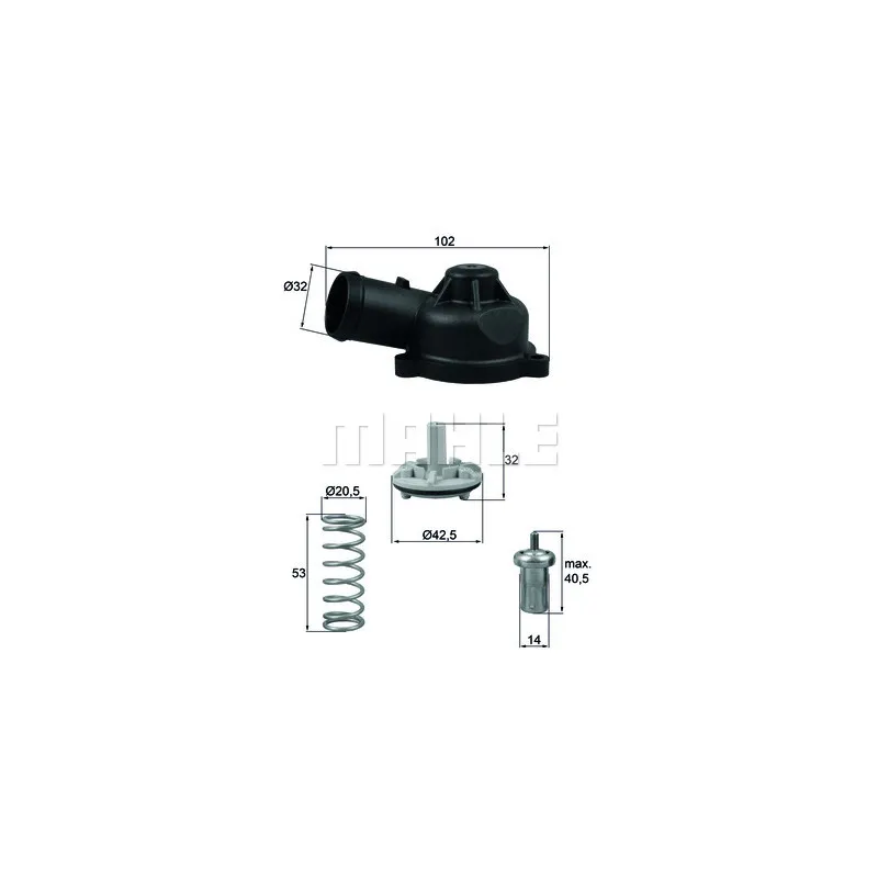 Thermostat d'eau BEHR TI 244 83D