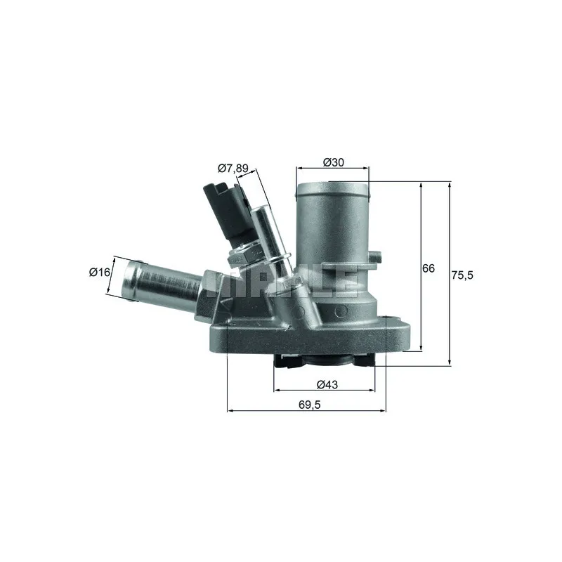 Thermostat d'eau BEHR TI 258 80