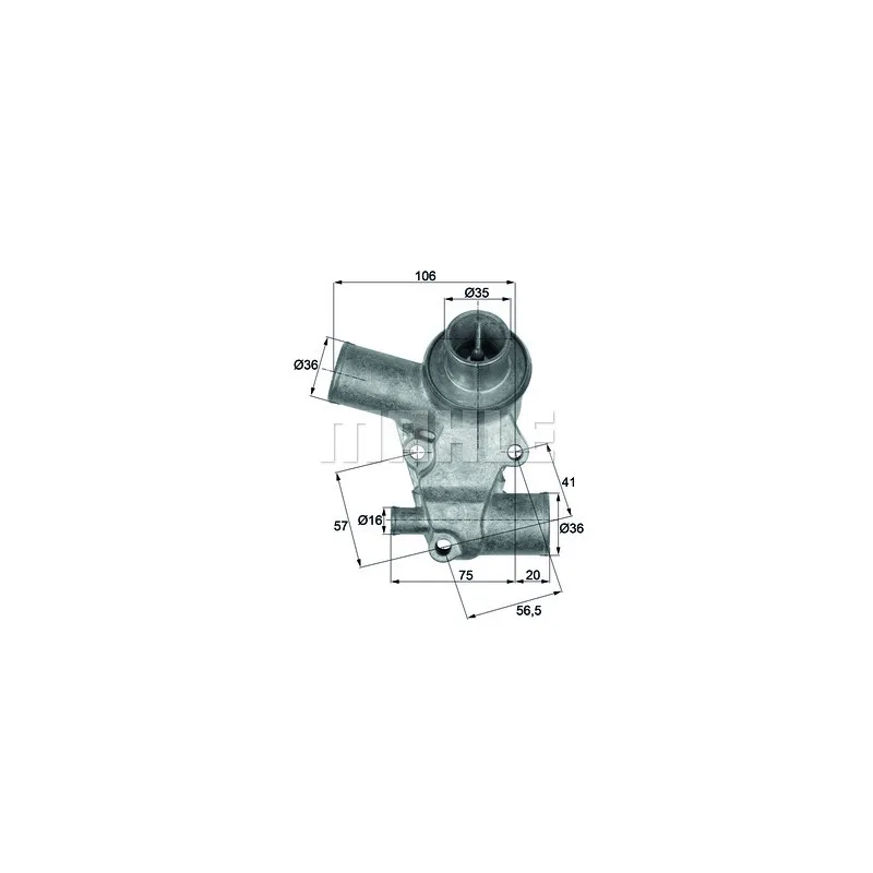 Thermostat d'eau BEHR TI 61 80D