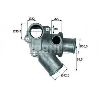 Thermostat d'eau BEHR TI 67 80D
