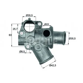 Thermostat d'eau BEHR TI 70 80D