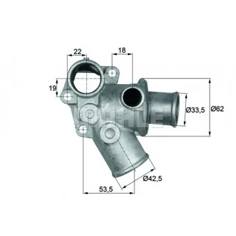 Thermostat d'eau BEHR TI 73 80D