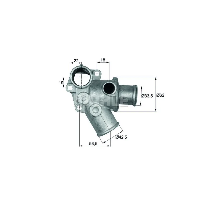 Thermostat d'eau BEHR TI 73 80D