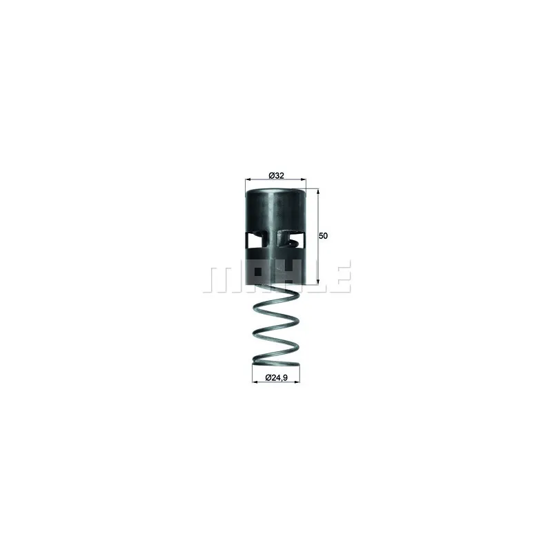 Thermostat, refroidissement d'huile BEHR TO 2 83